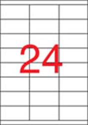 APLI Etikett, univerzális, 70x36 mm, APLI, 2400 etikett/csomag (LCA1298) - irodaoutlet