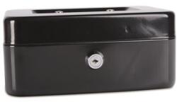 DONAU Pénzkazetta, 20x16x9 cm, DONAU, fekete (D5232FK) - irodaoutlet