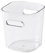 SMARTSTORE Műanyag tárolódoboz, 0, 6 liter, SMARTSTORE "Compact Clear Mini", átlátszó (CSDSMART22) - irodaoutlet