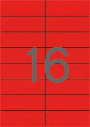 APLI Etikett, 105x37 mm, színes, APLI, piros, 320 etikett/csomag (LCA1597) - irodaoutlet
