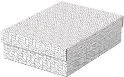 ESSELTE Tároló- és ajándékdoboz, ESSELTE "Home", fehér (E628284) - irodaoutlet