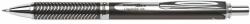 Pentel Zseléstoll, 0, 35 mm, nyomógombos, fekete tolltest, PENTEL "EnerGel BL-407" fekete, ajándék kék tollbetéttel (PENBL407A) - irodaoutlet