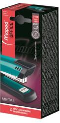 Maped Tűzőgép, 24/6, 26/6, 25 lap, MAPED "Essentials Half-Strip", türkiz (IMA354300) - irodaoutlet