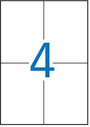 APLI Etikett, univerzális, 105x148 mm, APLI, 2000 etikett/csomag (LCA1797) - irodaoutlet