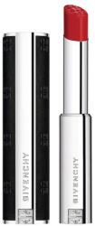 Givenchy Le Rouge Interdit Satin hosszan tartó rúzs hidratáló hatással árnyalat N°329 Rouge Enflammé 2.7 g
