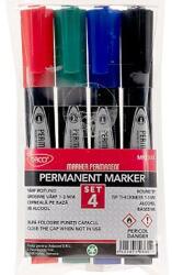 Daco állandó jelölőkészlet, 4 db