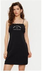 Karl Lagerfeld Női hálóing, Karl Lagerfeld, 304580024, Biopamut, S, Fekete (0000304580024_S)