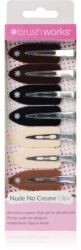 Brushworks No Crease Clips agrafe de par Nude
