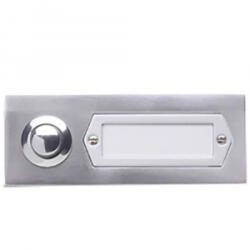Grothe 55531 csengőgomb névtáblával alumínium (55531)