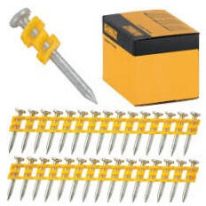  Гвоздеи за такер DeWALT за бетон тип CCN, 2.6x35 мм, гладки, стомана, 1005 бр. Standard-DCN8901035