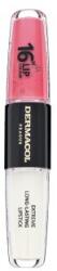 Dermacol 16H Lip Colour Extreme Long-Lasting Lipstick ruj si luciu de buze cu persistenta indelungata 2 in 1 No. 39 8 ml
