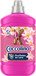 Coccolino Folyadék Tiare Virág és Piros Gyümölcsök 1600 ml 64 mosás (Płyn Do Płukania Tkanin Coccolino Kwiatowo)