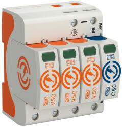 Túlfeszültség-levezető, 4p 1+2 típusú (B+C osztály) V50-3+NPE-280