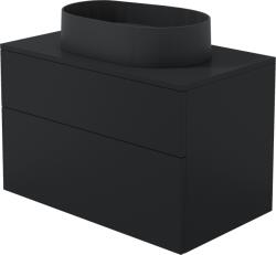 Deante Prizma lavoar cu dulap și blat 80 cm negru SDNB8SNU6S (SDNB8SNU6S)