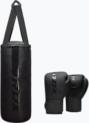 RDX Sac de box RDX F6 Junior Punch Bag + Boxing Gloves matte black Sac de box