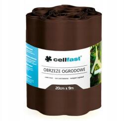 Cellfast Kerti szegély 0, 2x9m barna (Obrzeże ogrodowe brązowe 20cm x9m 30-013)