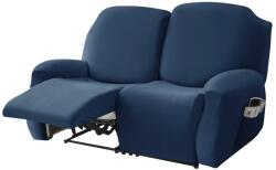  Relax Fotel Huzat (bársonyos, 2 üléses, tengerészkék)