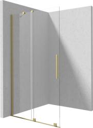 Deante Prizma perete cabină de duș walk-in 80 cm auriu periat/sticla transparentă KTJR_38R (KTJR38R)