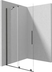 Deante Prizma perete cabină de duș walk-in 80 cm grafit mat/sticla transparentă KTJD_38R (KTJD38R)