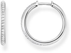 Thomas Sabo CR673-051-14 Silver Hoop Earrings Pavé Silver 20, 0 mm Ladies, női