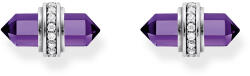 Thomas Sabo H2281-643-13 Silver stud earrings w. violet onyx , női