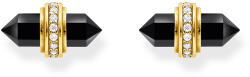 Thomas Sabo H2281-177-11 Gold stud earrings w. black onyx , női