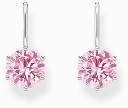 Thomas Sabo H2287-051-9 Silver dangle earrings w. pink cubic zirconia , női