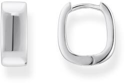 Thomas Sabo CR743-001-21 Bold - Silver Square Hoop Earrings 13, 4 mm Ladies, női
