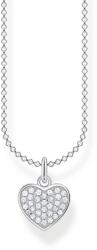 Thomas Sabo KE2046-051-14-L38V Silver Pavé Heart Necklace 36-38 cm Ladies, női