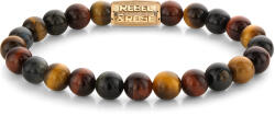 Rebel & Rose Bracelet Who's afraid of the Tiger RR-80088-G-L mens, férfi