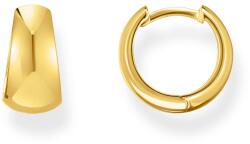Thomas Sabo CR740-413-39 Bold - Gold-plated Trapeze Hoop Earrings 12 mm Ladies, női