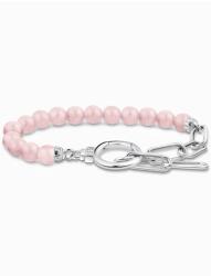 Thomas Sabo A2134-035-9-L19V Silver bracelet w. pink beads, női