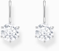 Thomas Sabo H2287-051-14 Silver dangle earrings w. white cubic zirconia , női