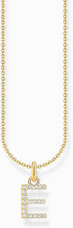 Thomas Sabo KE2244-414-14-L45V Gold-plated necklace letter E , női