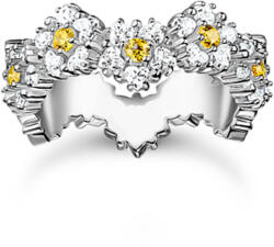 Thomas Sabo TR2337-051-4-56 Ring - Blume mit Steinen silber Damen, női