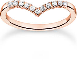 Thomas Sabo Ladies Ring TR2394-416-14-56 V-shape size 56, női