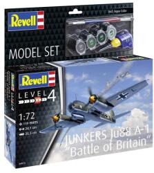 Revell ModelSet avion 64972 - Junkers Ju88 A-1 "Bătălia Angliei" (1: 72) (18-64972)