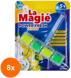 Mike Set 8 x Odorizant pentru Toaleta La Magie Mike Lemon 40 g (ROC-8xMKMORO0099)