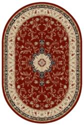 Delta Carpet Covor Oval, 50 x 80 cm, Grena, Model Lotos (LOTUS-523-210-O-0508) Covor