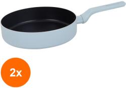 Grunberg Set 2 x Tigaie din Aluminiu, 24 x 5.50 cm, Diverse Culori, Grunberg (GUJ-2xSFP24)
