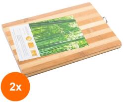 Grunberg Set 2 x Tocator din Bambus, 32 x 34.50 x 1.80 cm, Grunberg (GUJ-2xRS014) Tocator