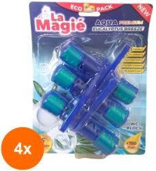 Mike Set 4 x Odorizant Toaleta, Mike, La Magie Eucalipt, 3 x 40 g (ROC-4xMKMORO0142)