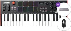 AKAI MPK Mini Plus SET MIDI mesterbillentyűzet Black (MPK-MINI-PLUS-SET)