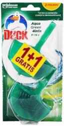 DUCK Odorizant Toaleta Duck Aqua Green 4 in 1 Pine, 1 + 1 Gratis (JWMRA00088)