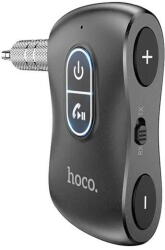 hoco. 142440 HOCO E73 PRO bluetooth FM transzmitter 3.5mm Jack aljzat, v5.0, mikrofon, microSD kártyaolvasó + USB Type-C kábel, fekete (142440)