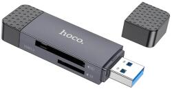 hoco. HB45 kártyaolvasó (USB 3.0/Type-C - SD/MicroSD) SÖTÉTSZÜRKE (HB45_USB3.0_TYPE-C) (HB45_USB3.0_TYPE-C) (HB45_USB3.0_TYPE-C)