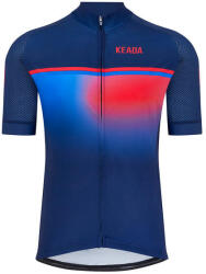 Keada Sports Férfi rövid ujjú kerékpáros mez - Jekyll Two 2XL kék|vörös