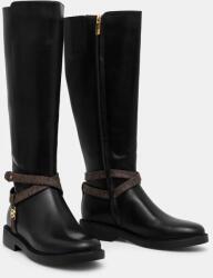 MICHAEL Michael Kors csizma Abigail fekete, női, lapos talpú, 40F4ABMB7L. 007 - fekete Női 40