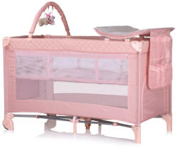 Chipolino Luna multifunkciós utazóágy - Pink marshmellow - babycenter-sopron