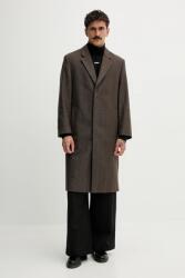 HUGO BOSS kabát gyapjú keverékből barna, átmeneti, 50542695 - barna M
